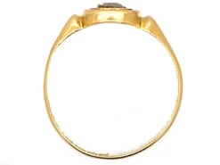 Edwardian 18ct Gold Ring With Roman Hard Stone Cameo Of A Rabbit -Antique Jewellery Company DSC06921 copy