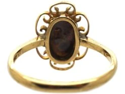 Arts & Crafts 9ct Gold & Black Opal Ring 11 Arts & Crafts 9ct Gold & Black Opal Ring -Antique Jewellery Company DSC06931 scaled 1