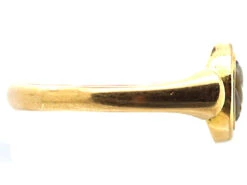 Edwardian 18ct Gold Ring With Roman Hard Stone Cameo Of A Rabbit -Antique Jewellery Company DSC06935 copy