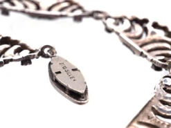 Art Deco Silver & Marcasite Articulated Collar -Antique Jewellery Company DSC06991