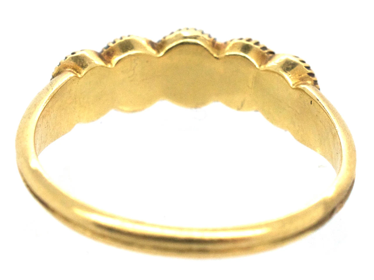 Regency 18ct Gold & Natural Split Pearl Ring 5 Regency 18ct Gold & Natural Split Pearl Ring - Image 3