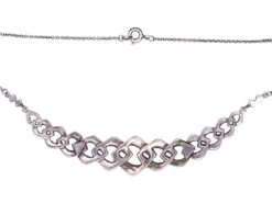 Art Deco Silver & Marcasite Articulated Ovoid Design Necklace 7 Art Deco Silver & Marcasite Articulated Ovoid Design Necklace -Antique Jewellery Company DSC07018 1