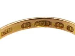 Victorian 15ct Gold Ring Set With Emeralds & Natural Split Pearls 13 Victorian 15ct Gold Ring Set With Emeralds & Natural Split Pearls -Antique Jewellery Company DSC07043