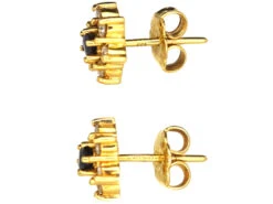 18ct Gold Multi Gem Interchangeable Earrings -Antique Jewellery Company DSC07105 copy