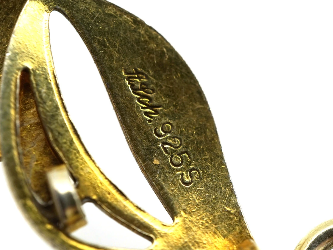 Silver & White Enamel Necklace By Albert Scharning 5 Silver & White Enamel Necklace By Albert Scharning - Image 3