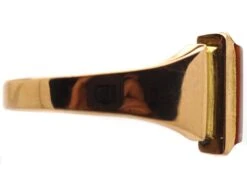 Art Deco 15ct Gold & Carnelian Signet Ring With Intaglio Of A Lion With Sword & Scales 14 Art Deco 15ct Gold & Carnelian Signet Ring With Intaglio Of A Lion With Sword & Scales -Antique Jewellery Company DSC07178