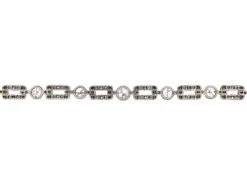 Early 20th Century Platinum & Diamond Bracelet 7 Early 20th Century Platinum & Diamond Bracelet -Antique Jewellery Company DSC07237