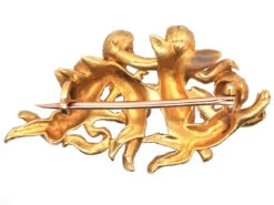 Victorian 18ct Gold Love Is Blind Brooch 11 Victorian 18ct Gold Love Is Blind Brooch -Antique Jewellery Company DSC07245 2