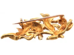 Victorian 18ct Gold Love Is Blind Brooch 9 Victorian 18ct Gold Love Is Blind Brooch -Antique Jewellery Company DSC07247 1