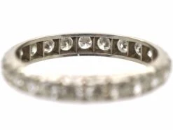 Early 20th Century Diamond Eternity Ring With Curved Edges 10 Early 20th Century Diamond Eternity Ring With Curved Edges -Antique Jewellery Company DSC07271 scaled 1