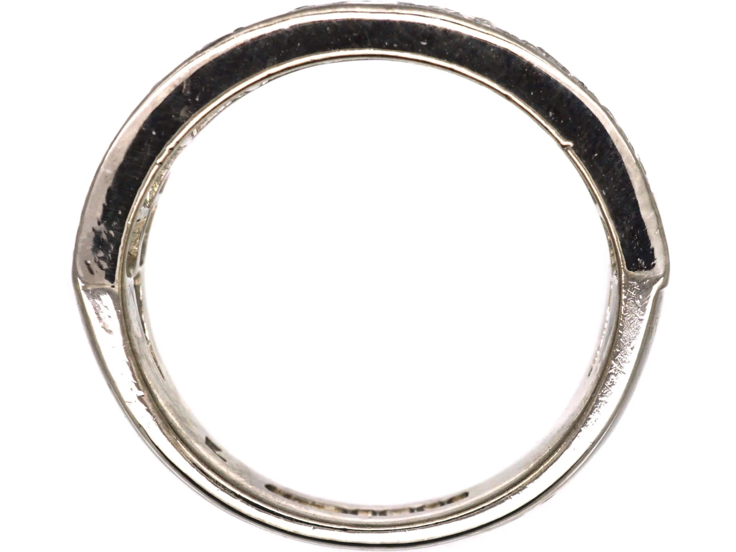 18ct White Gold Ring By Charles Green & Sons Set With Diamonds 5 18ct White Gold Ring By Charles Green & Sons Set With Diamonds - Image 3