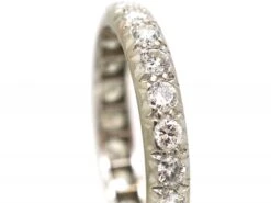 Early 20th Century Diamond Eternity Ring With Curved Edges 8 Early 20th Century Diamond Eternity Ring With Curved Edges -Antique Jewellery Company DSC07295 scaled 1