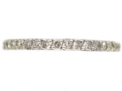 Platinum & Diamond Narrow Eternity Ring