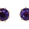 Amethyst & Gold Earrings -Antique Jewellery Company DSC07329