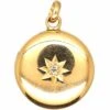 Edwardian 15ct Gold Round Locket Set With A Diamond 1 Edwardian 15ct Gold Round Locket Set With A Diamond -Antique Jewellery Company DSC07341 scaled 1