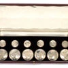 Victorian Set Of Silver Dress Buttons In Case By Firmin & Sons 2 Victorian Set Of Silver Dress Buttons In Case By Firmin & Sons -Antique Jewellery Company DSC07349