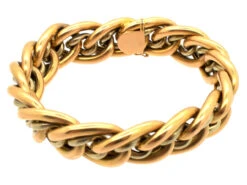 Edwardian 18ct Gold Woven Bracelet -Antique Jewellery Company DSC07381