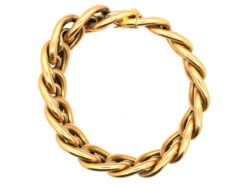 Edwardian 18ct Gold Woven Bracelet -Antique Jewellery Company DSC07383