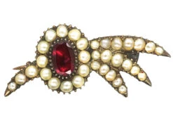 Georgian Halley’s Comet Brooch