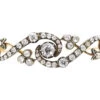 Edwardian 15ct Gold Twist Design Diamond Bangle 1 Edwardian 15ct Gold Twist Design Diamond Bangle -Antique Jewellery Company DSC07417
