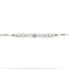 Early 20th Century 18ct White Gold & Platinum, Diamond Line Bracelet