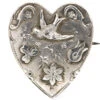 Edwardian Heart Shaped Brooch With Swallow Motif 2 Edwardian Heart Shaped Brooch With Swallow Motif -Antique Jewellery Company DSC07454 1