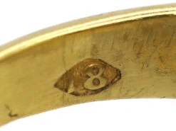 Victorian 18ct Gold, Emerald & Rose Diamond Cluster Ring 16 Victorian 18ct Gold, Emerald & Rose Diamond Cluster Ring -Antique Jewellery Company DSC07490