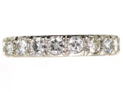 French Platinum & Diamond Eternity Ring
