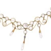 Edwardian 15ct Gold, Moonstone & Sapphire Necklace 2 Edwardian 15ct Gold, Moonstone & Sapphire Necklace -Antique Jewellery Company DSC07566 1