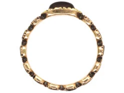 Georgian Flat Cut & Cabochon Garnet Eternity Ring 12 Georgian Flat Cut & Cabochon Garnet Eternity Ring -Antique Jewellery Company DSC07600