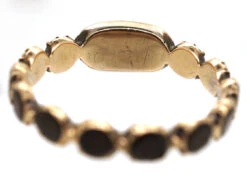 Georgian Flat Cut & Cabochon Garnet Eternity Ring 13 Georgian Flat Cut & Cabochon Garnet Eternity Ring -Antique Jewellery Company DSC07602