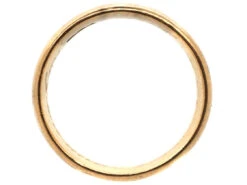 18ct Gold Wedding Ring With Inscription Inside 7 18ct Gold Wedding Ring With Inscription Inside -Antique Jewellery Company DSC07620