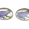 Silver Purple Frog Cufflinks By Roger Doyle 2 Silver Purple Frog Cufflinks By Roger Doyle -Antique Jewellery Company DSC07639