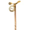 Edwardian Pearl & Diamond Sprig Tie Pin -Antique Jewellery Company DSC07734