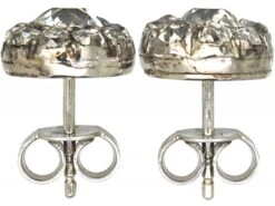 Georgian Diamond Cluster Earrings 5 Georgian Diamond Cluster Earrings -Antique Jewellery Company DSC07767 scaled 1