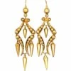 Victorian 15ct Gold Triple Drop Earrings 1 Victorian 15ct Gold Triple Drop Earrings -Antique Jewellery Company DSC07840 scaled 1