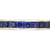 Early 20th Century 18ct White Gold Eternity Ring Set With Sapphires -Antique Jewellery Company DSC07844 copy
