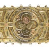 Victorian Silver Gilt Bangle With Rose Motif -Antique Jewellery Company DSC07877 1