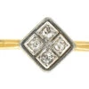 Art Deco 18ct Gold & Platinum Diamond Shaped Diamond Ring 2 Art Deco 18ct Gold & Platinum Diamond Shaped Diamond Ring -Antique Jewellery Company DSC07881 1