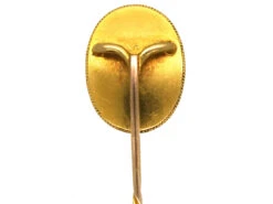 Victorian 18ct Gold & Lapis Lazuli Tie Pin 13 Victorian 18ct Gold & Lapis Lazuli Tie Pin -Antique Jewellery Company DSC07909