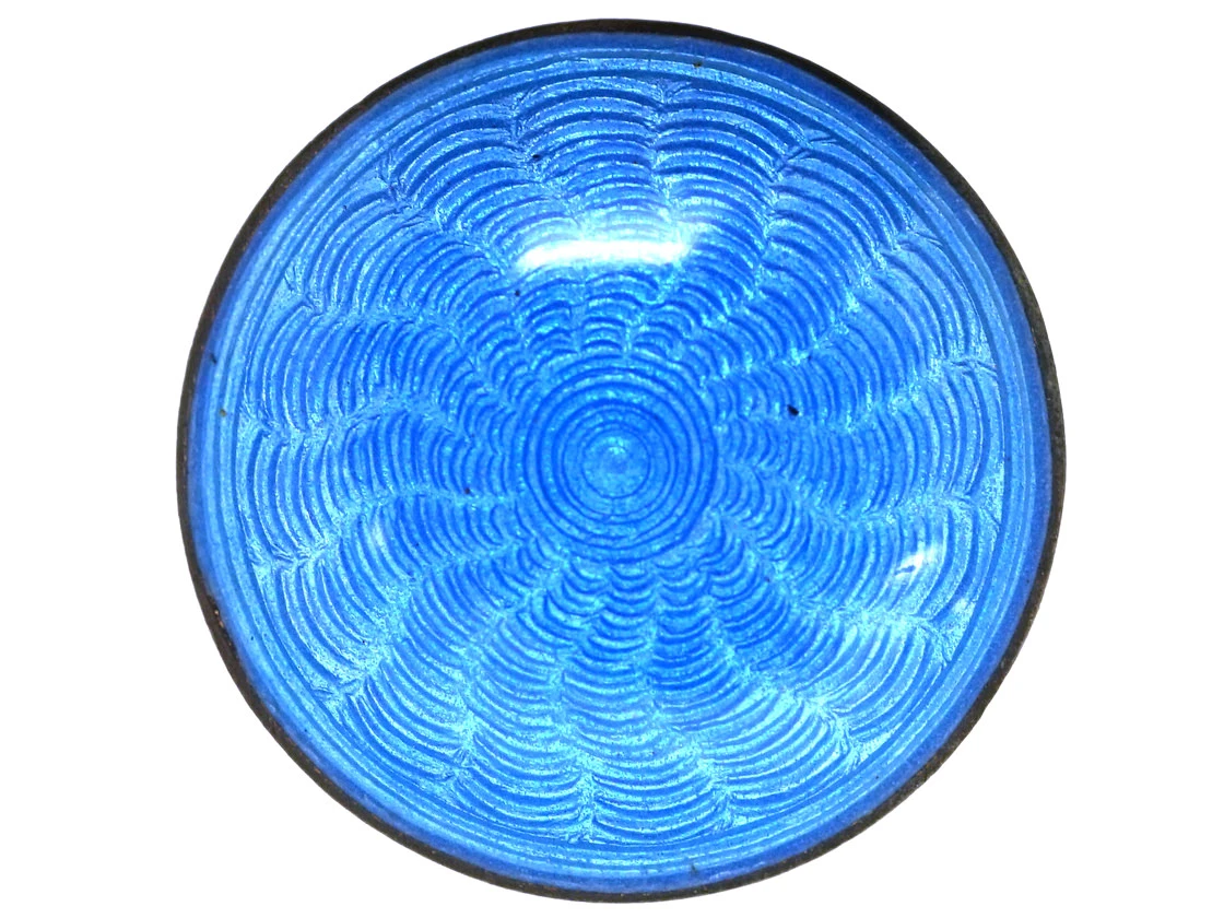 Art Deco Silver & Enamel Set Of Buttons In Original Case By Marius Hammer 6 Art Deco Silver & Enamel Set Of Buttons In Original Case By Marius Hammer - Image 4