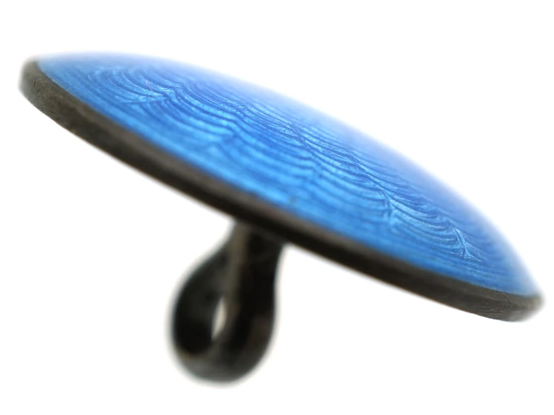 Art Deco Silver & Enamel Set Of Buttons In Original Case By Marius Hammer 7 Art Deco Silver & Enamel Set Of Buttons In Original Case By Marius Hammer - Image 5