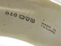 Silver Bangle With Engraved Flower Motif -Antique Jewellery Company DSC07960