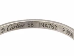 Cartier Platinum Wedding Ring 11 Cartier Platinum Wedding Ring -Antique Jewellery Company DSC08041 scaled 1