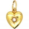 Edwardian 15ct Gold Heart Pendant Set With A Natural Split Pearl 2 Edwardian 15ct Gold Heart Pendant Set With A Natural Split Pearl -Antique Jewellery Company DSC08048 scaled 2