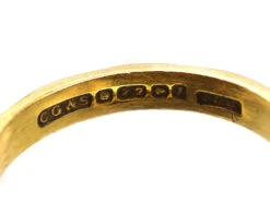 18ct Gold & Platinum Wedding Ring By Charles Green & Sons 10 18ct Gold & Platinum Wedding Ring By Charles Green & Sons -Antique Jewellery Company DSC08100 copy 1