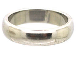 Platinum Wedding Ring By Tiffany & Co 11 Platinum Wedding Ring By Tiffany & Co -Antique Jewellery Company DSC08111 copy