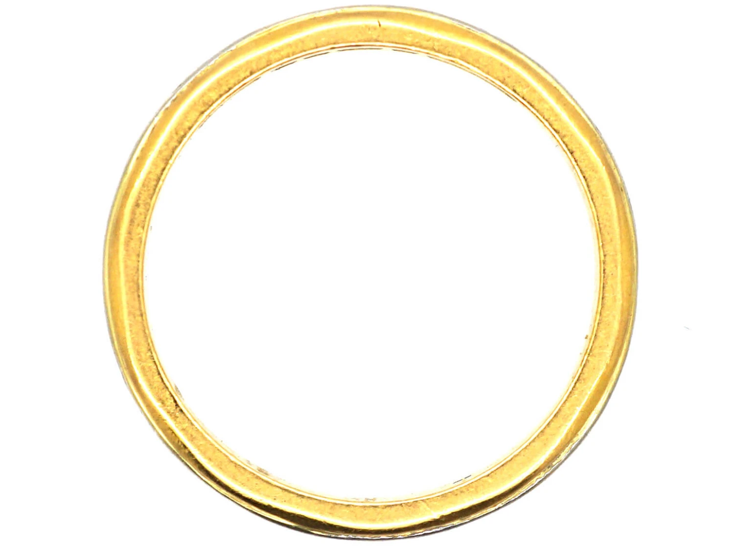 18ct Gold & Platinum Wedding Ring By Charles Green & Sons 5 18ct Gold & Platinum Wedding Ring By Charles Green & Sons - Image 3