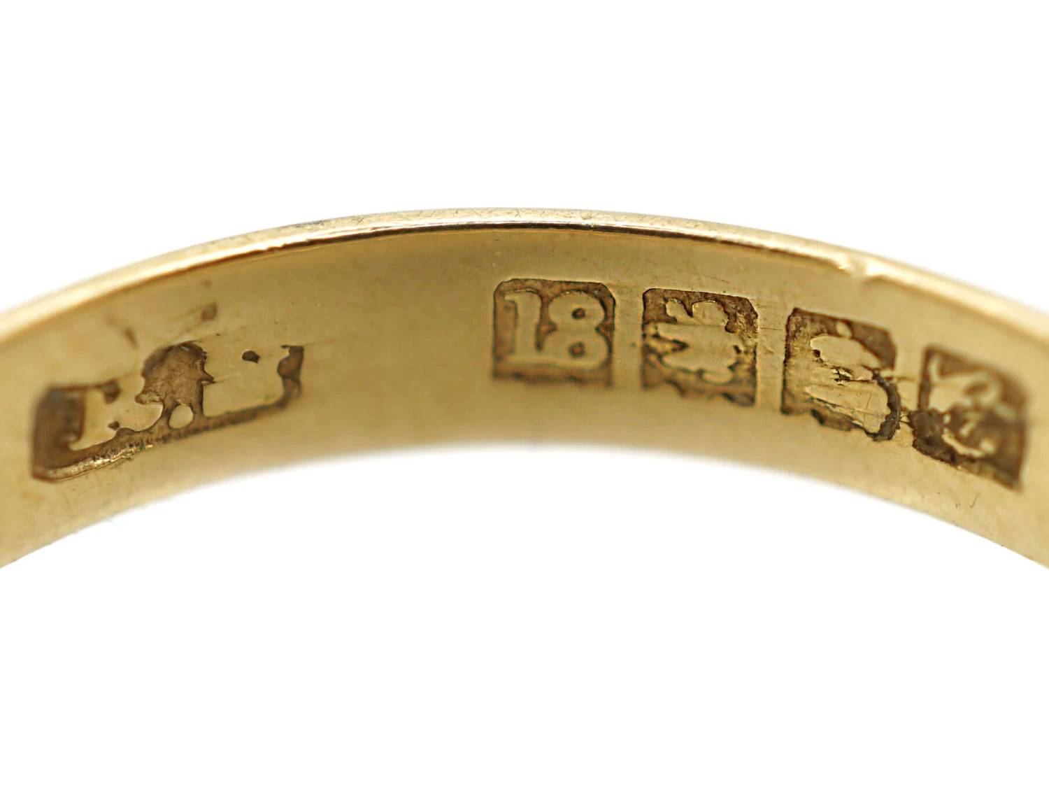 Edwardian 18ct Gold Wedding Band 5 Edwardian 18ct Gold Wedding Band - Image 3