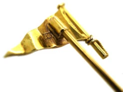 Edwardian 15ct Gold Royal Clyde Yacht Club Burgee Tie Pin 14 Edwardian 15ct Gold Royal Clyde Yacht Club Burgee Tie Pin -Antique Jewellery Company DSC08196 1